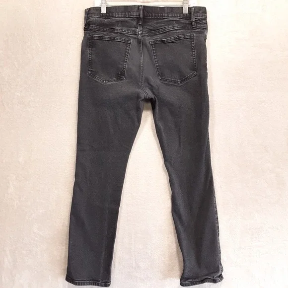 J.Crew Mens Flex Jeans Sz.34x30/Faded Black/Straight/Spandex Blend/Denim - Picture 4 of 12